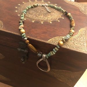 Silpada Sterling Silver Howlite Necklace